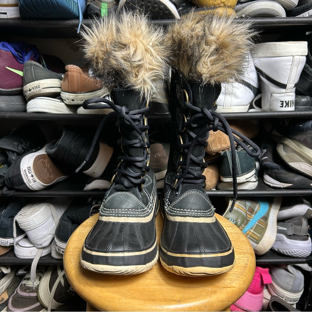 Sorel Joan of arctic black winter snow boots - Picture 2 of 7